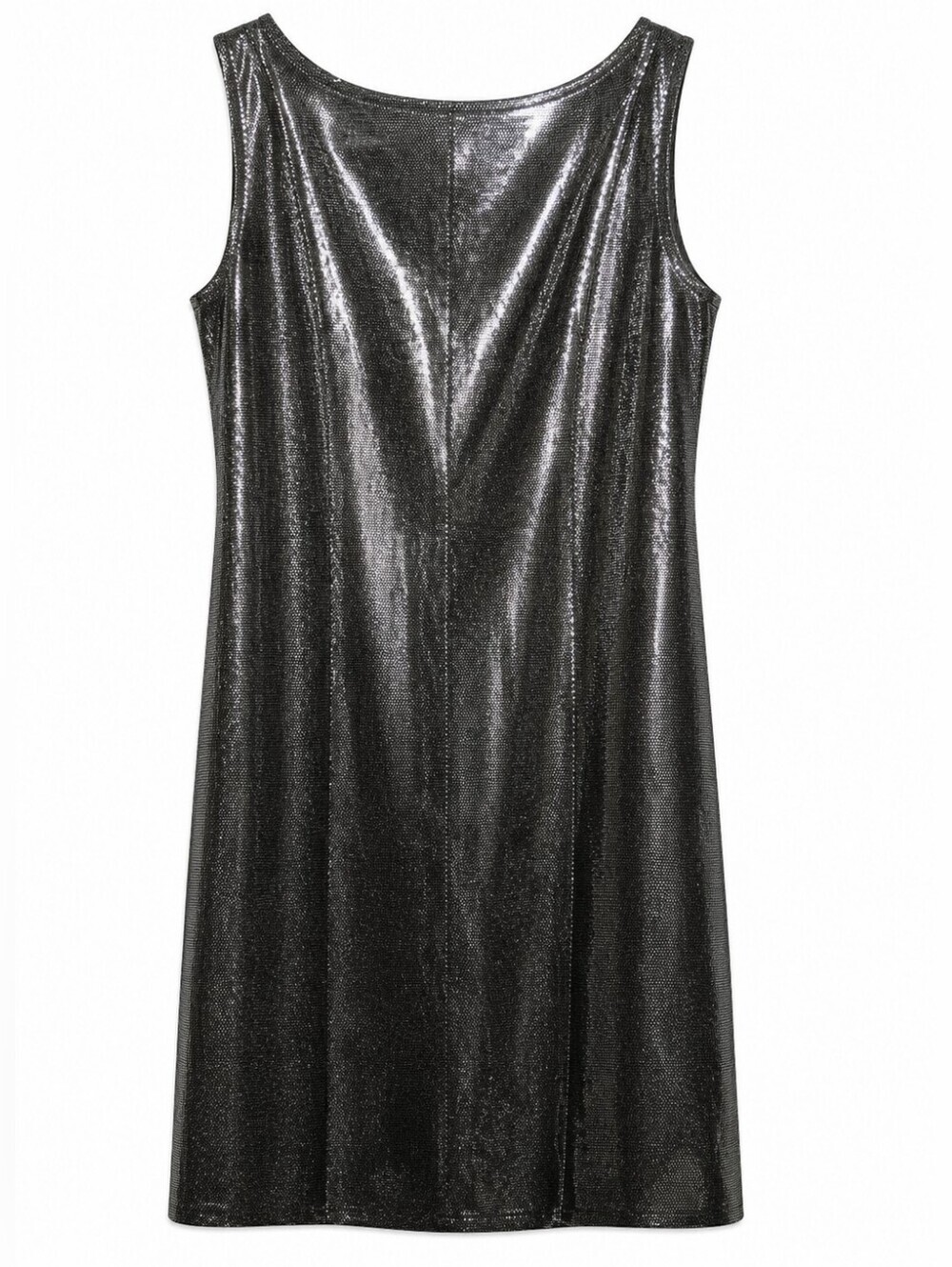 MARIA BIANCO NERO Black Sleeveless Shine Midi Dress - Picture 6 of 7